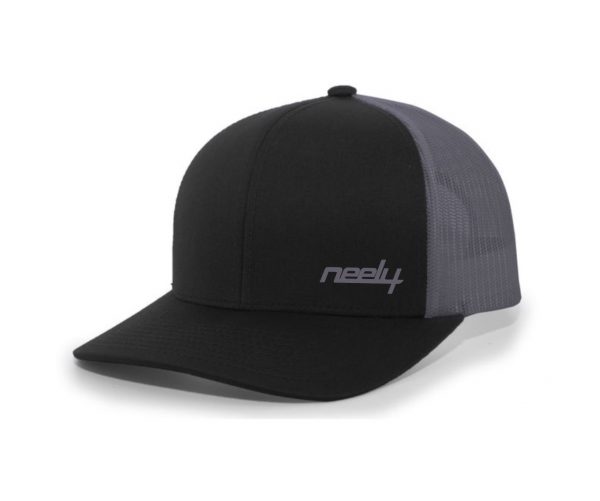 NEELY - Trucker Snapback Hat w/new logo Black/Graphite/Black